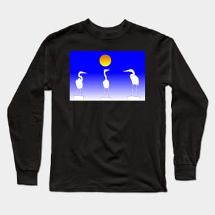 Beautiful day for bird talk Long Sleeve T-Shirt